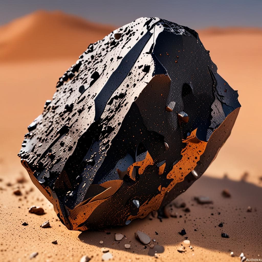 AI visualization of Northwest Africa 1201