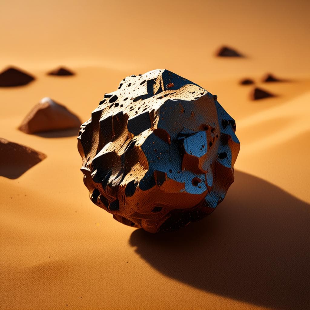 AI visualization of Northwest Africa 543