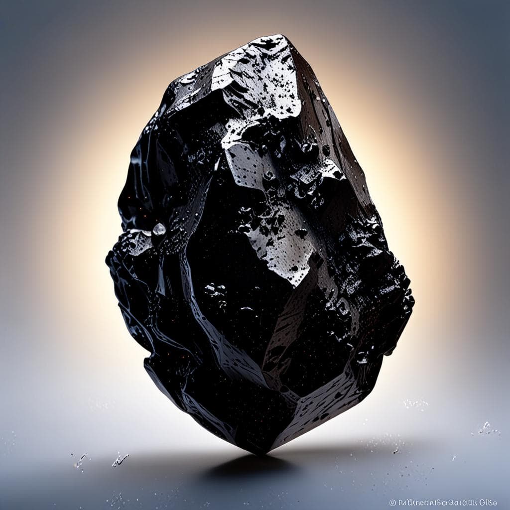 AI visualization of Frontier Mountain 03083 meteorite