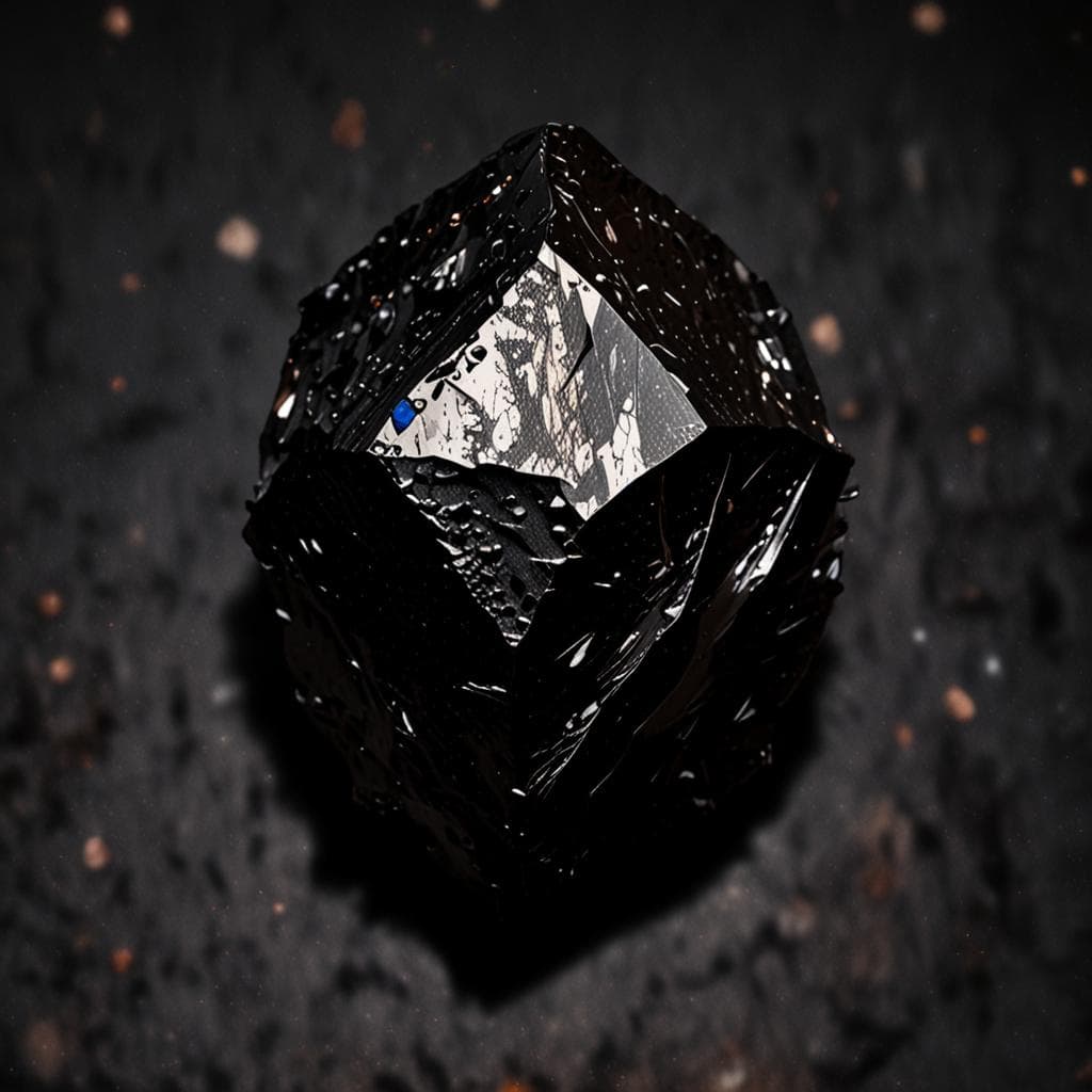 AI visualization of LaPaz Icefield 031007 meteorite