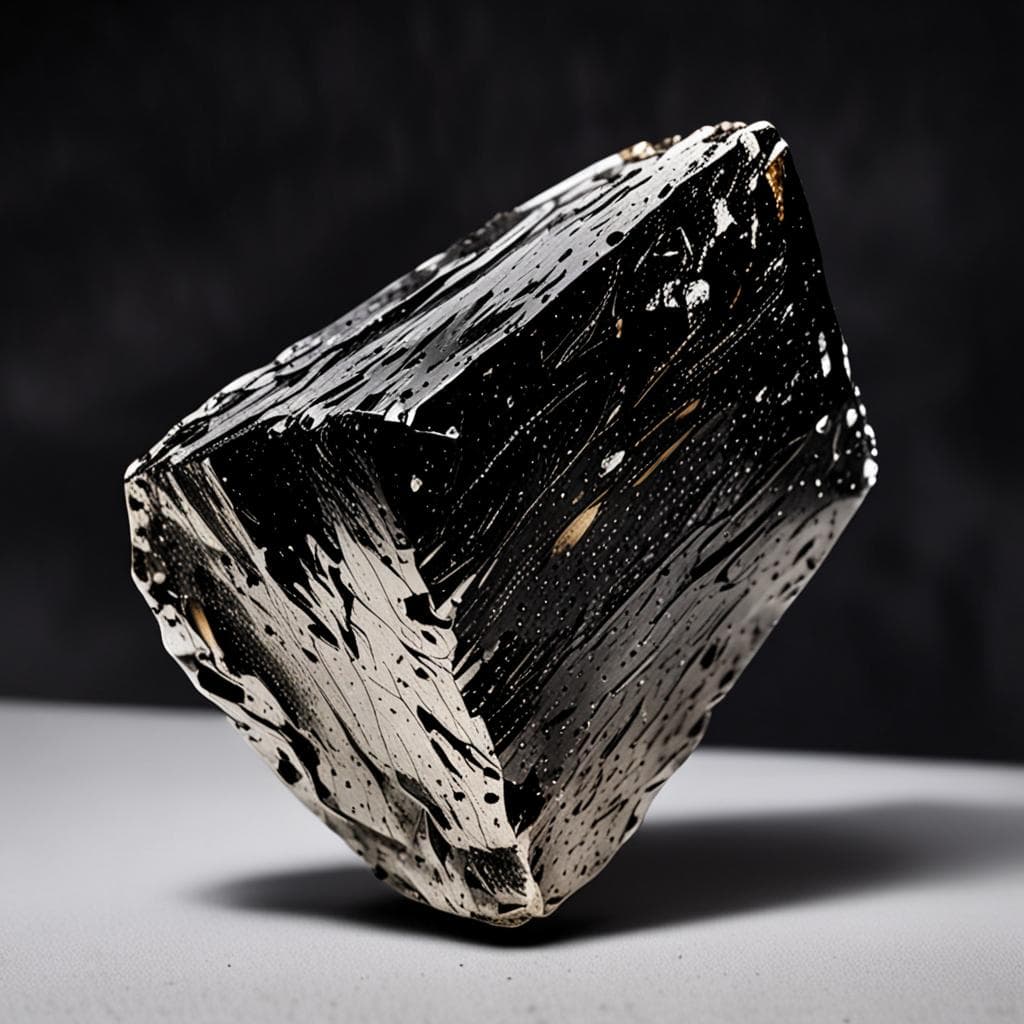 AI visualization of LaPaz Icefield 031264 meteorite