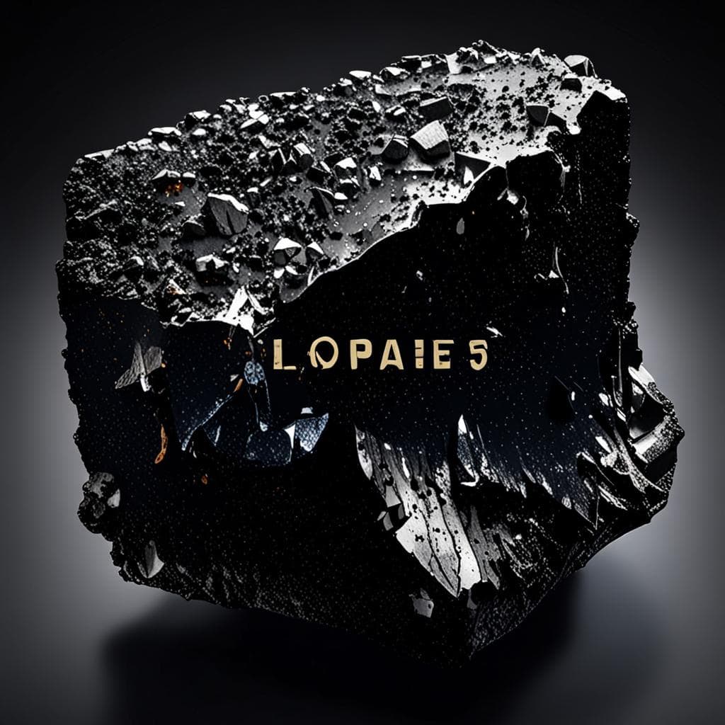 AI visualization of LaPaz Icefield 031271 meteorite