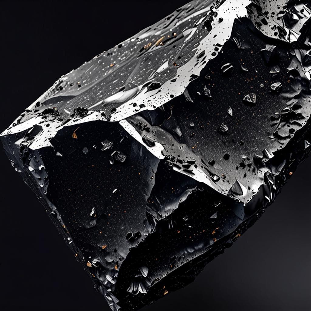 AI visualization of LaPaz Icefield 031333 meteorite