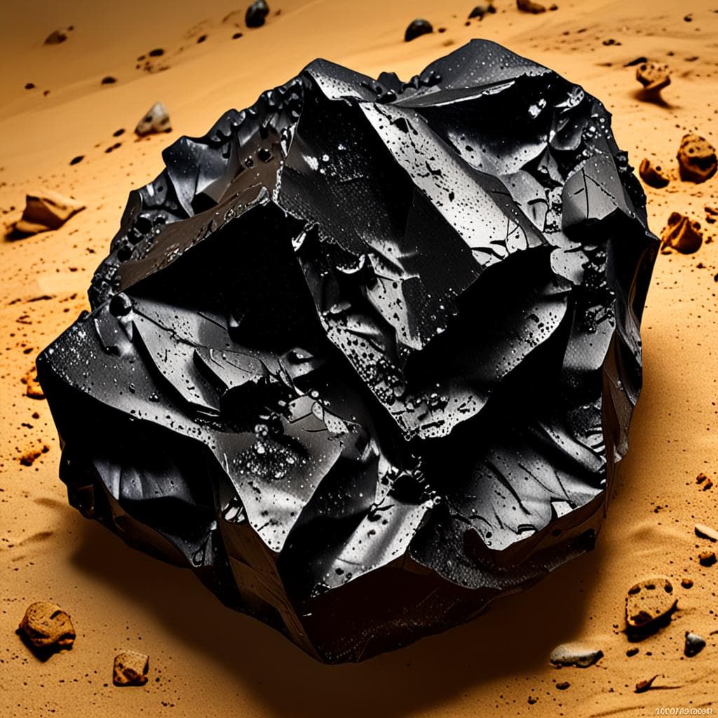 AI visualization of al-Ghanim (stone)