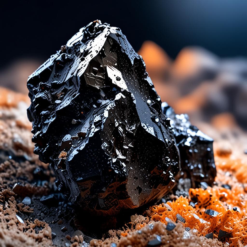 AI visualization of Grove Mountains 022324 meteorite