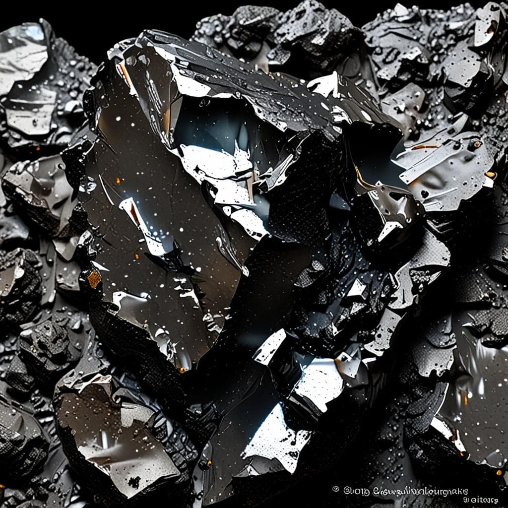 AI visualization of Grove Mountains 021945 meteorite