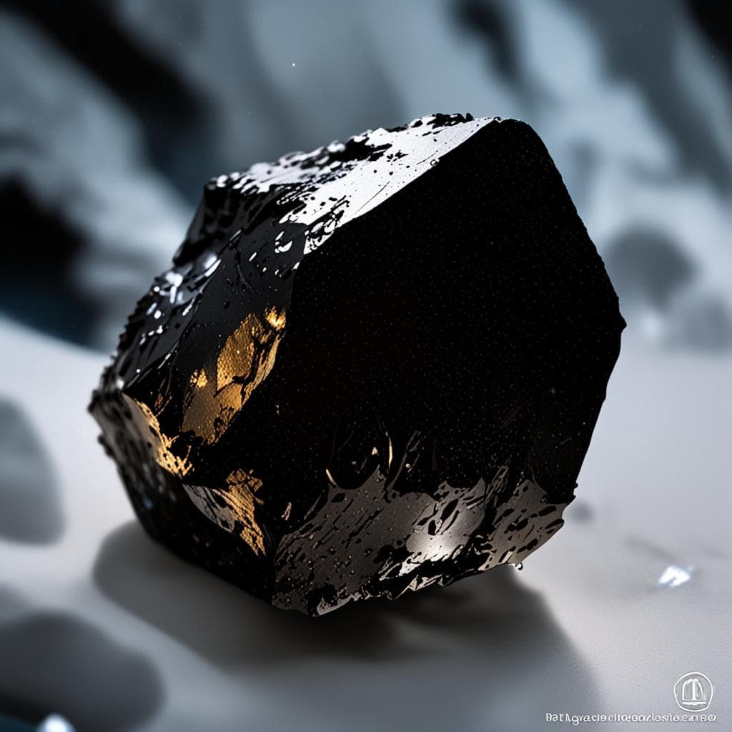 AI visualization of Grove Mountains 022906 meteorite