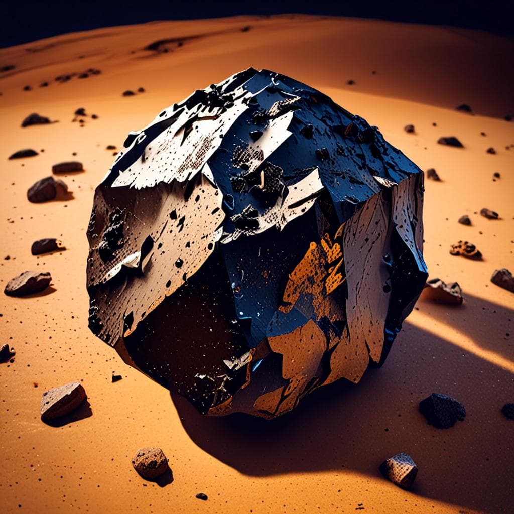 AI visualization of Northwest Africa 6236