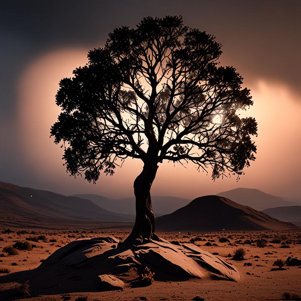 AI visualization of Lone Tree